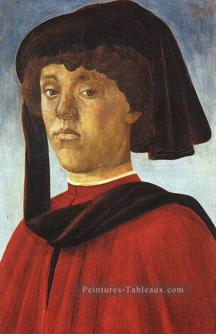 Portrait d’un jeune homme Sandro Botticelli Peintures à l'huile